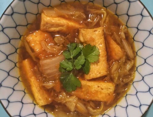 Zuppa magica di kimchi e miso