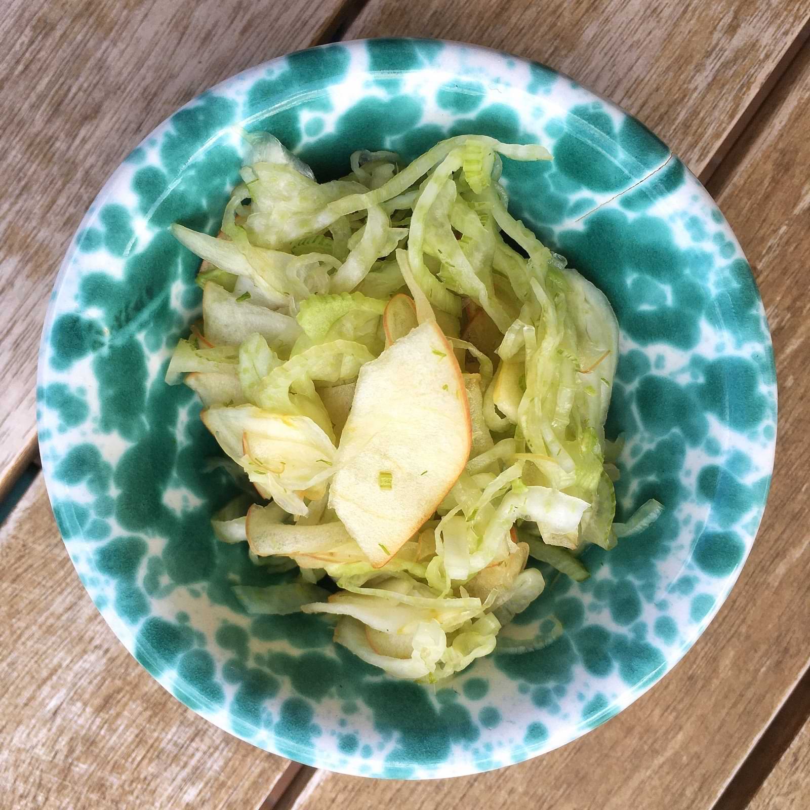 Insalatino di finocchi e mela