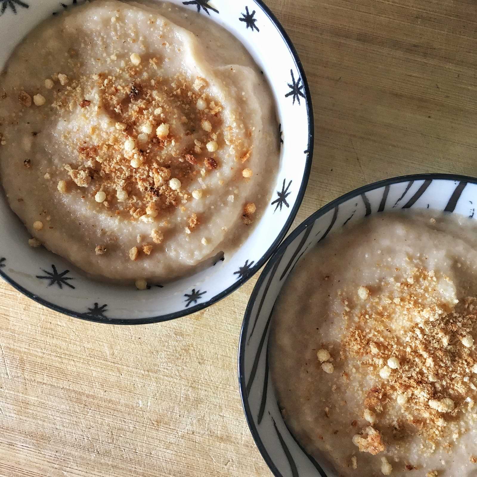 Mousse di mela e biscotti